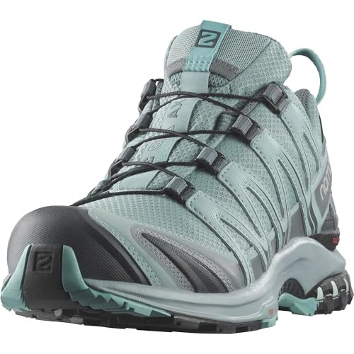 Salomon Women's XA PRO 3D GORE-TEX Trail Running Shoes for Women, Lead / Stormy Weather / Meadowbrook, 8.5 | Amazon (US)