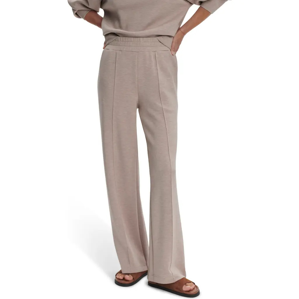 Varley The Wide Leg 28-Inch Pants in Taupe Marl at Nordstrom, Size Large | Nordstrom