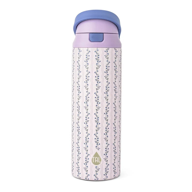 TAL 24oz Stainless Steel 2-in-1 Water Bottle with Straw and Chug Lid, Vine | Walmart (US)