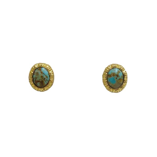 Vicky Stud Earrings - Turquoise | Christina Greene 