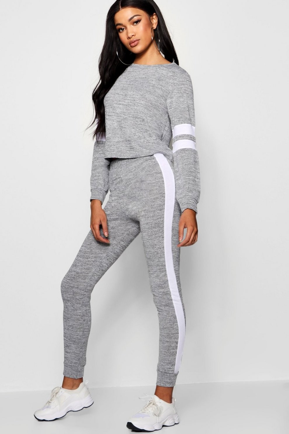 Stripe Detail Lounge Set | Boohoo.com (US & CA)