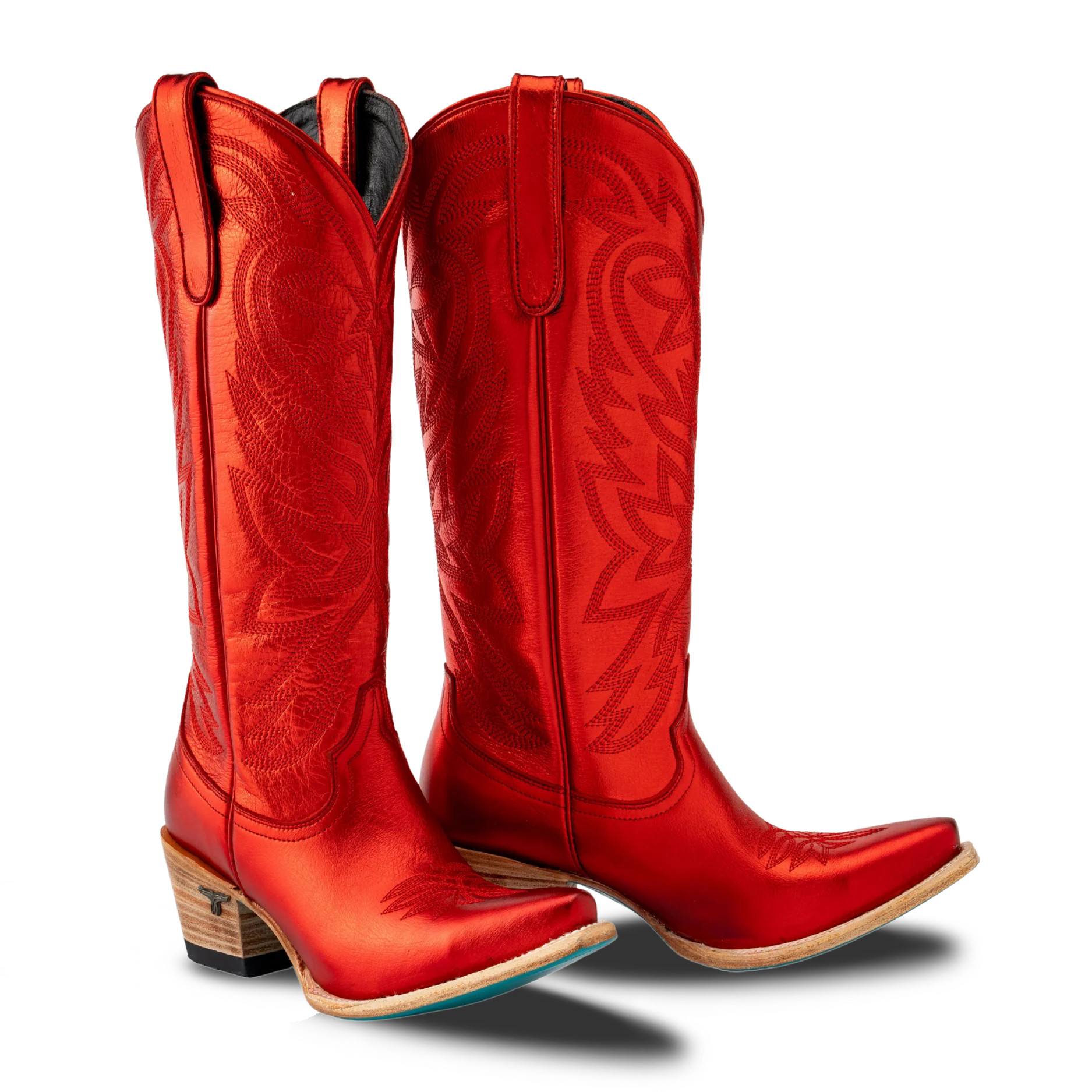 Smokeshow Boot - Red Metallic | Lane Boots