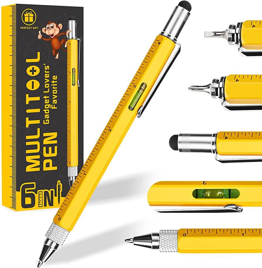 Multitool Pen, Father's Day Gifts from Daughter Wife Son, Cool Gadget Gifts for Dad Men, Stylus, ... | Amazon (US)