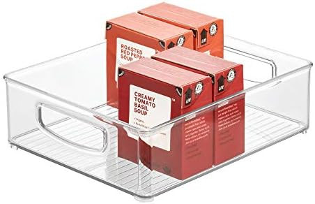 iDesign Stackable Storage Box with Handles, Large BPA-free Plastic Fridge Box for Food and Kitche... | Amazon (UK)