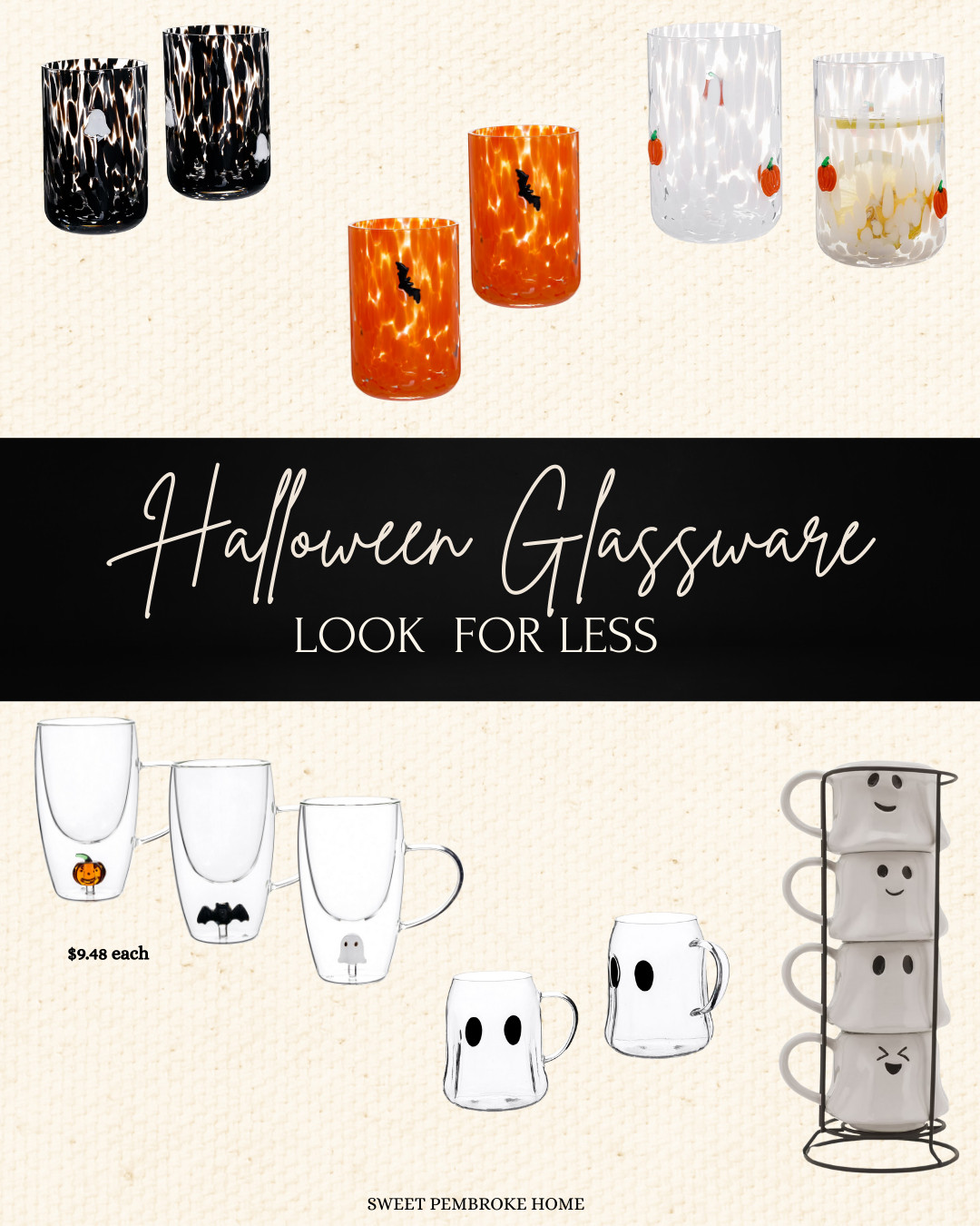 🕷️ Spooky Sips for Less! 🍷👻
Anthro Halloween glasses… but make it Walmart prices! 🙌

These Halloween cups + glasses dupes are giving Anthropologie vibes without the splurge 🖤
🎃 Chic glassware for spooky season
👻 Perfect for PSLs, cocktails + cocoa nights
🪄 Budget-friendly + so on trend for 2025!

Linked all the dupes on LTK — grab them before they disappear! 🛍️✨ 

 #AnthropologieDupe #AnthroLookForLess #HalloweenCups #SpookySeasonFinds #WalmartFinds #BudgetHalloween #AnthroVibes #LTKHalloween #LTKUnder20 #FallAesthetic #Halloween2025 #SpookySips #LTKHome #HalloweenTablescape #LTKSeasonal #LTKSeasonal #LTKHome #LTKFindsUnder50