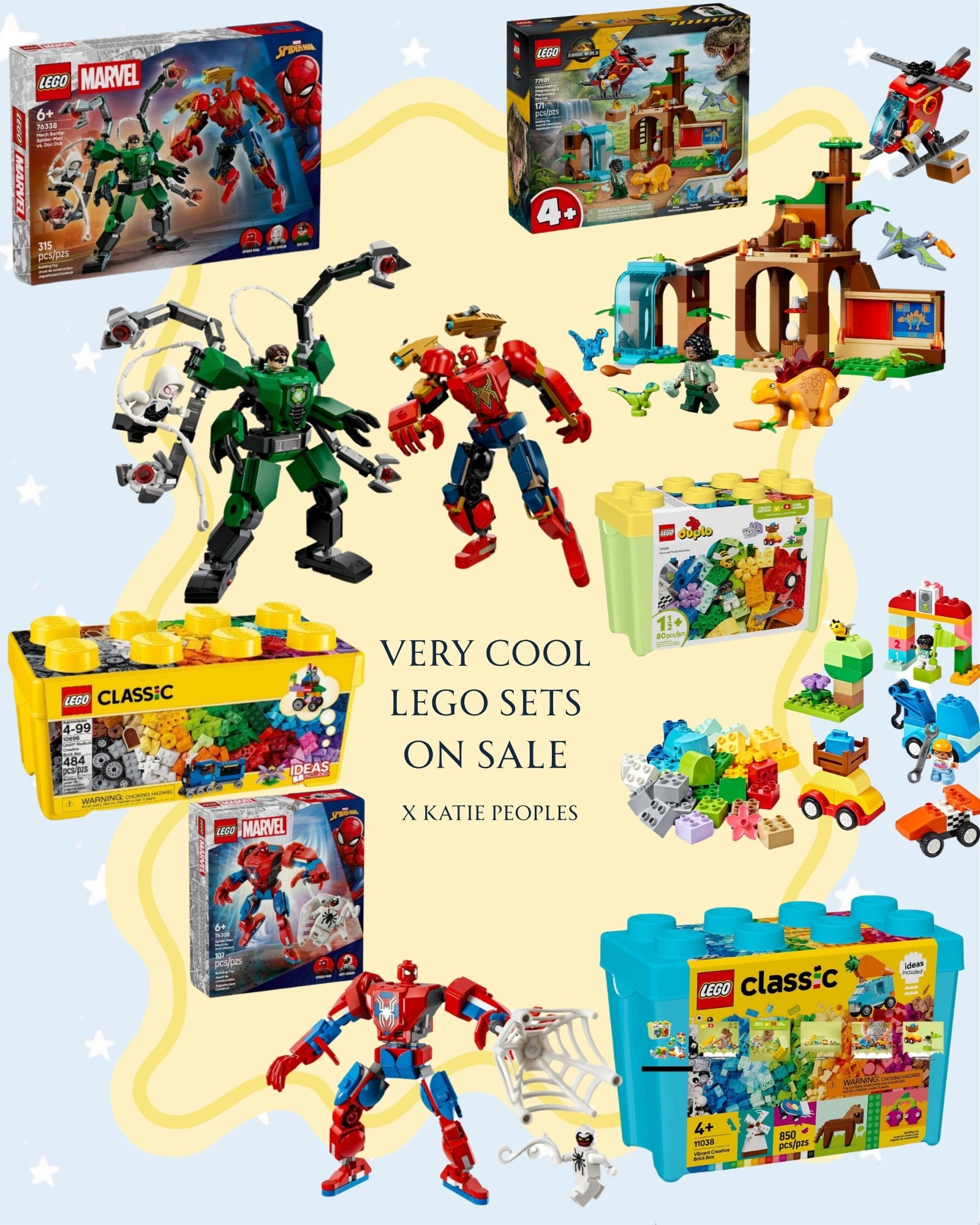 Lego sets on sale during Amazon and Walmart days!! Perfect Christmas presents for your little
Boys