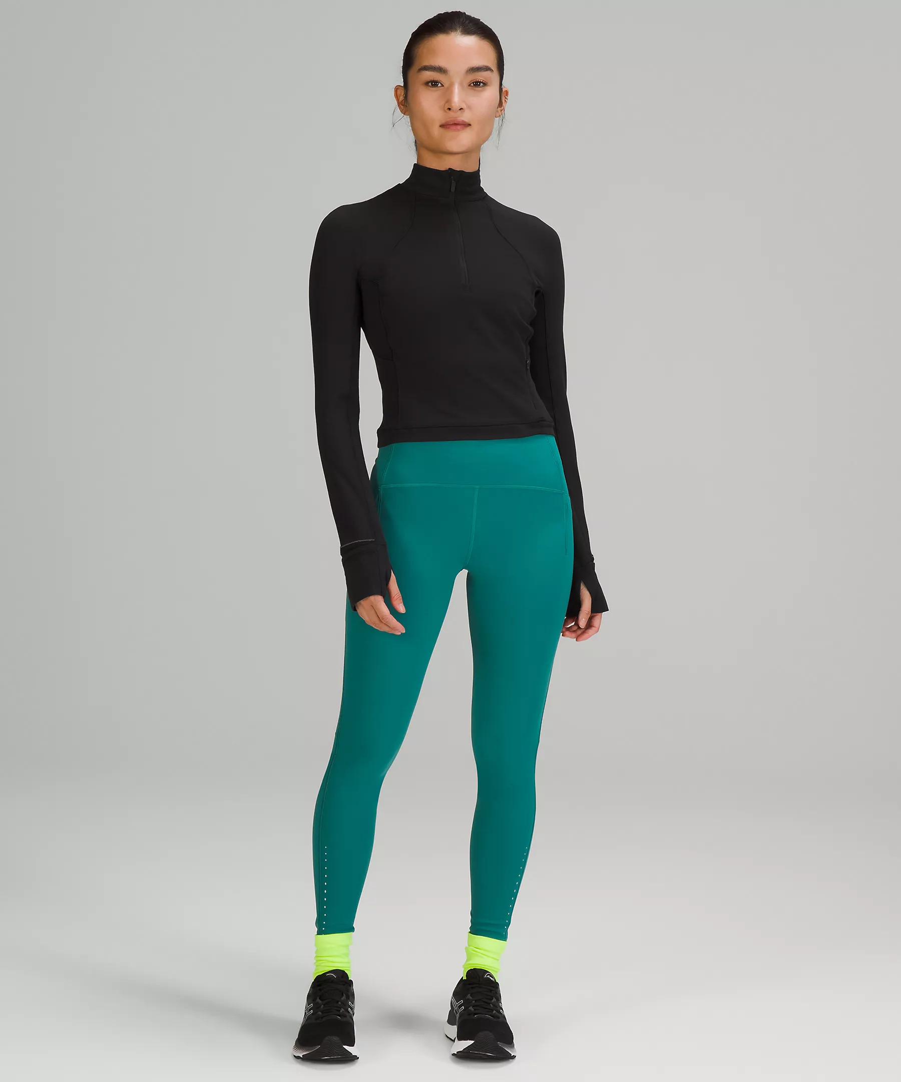 It's Rulu Cropped Half Zip | Women's Long Sleeve Shirts | lululemon | Lululemon (US)