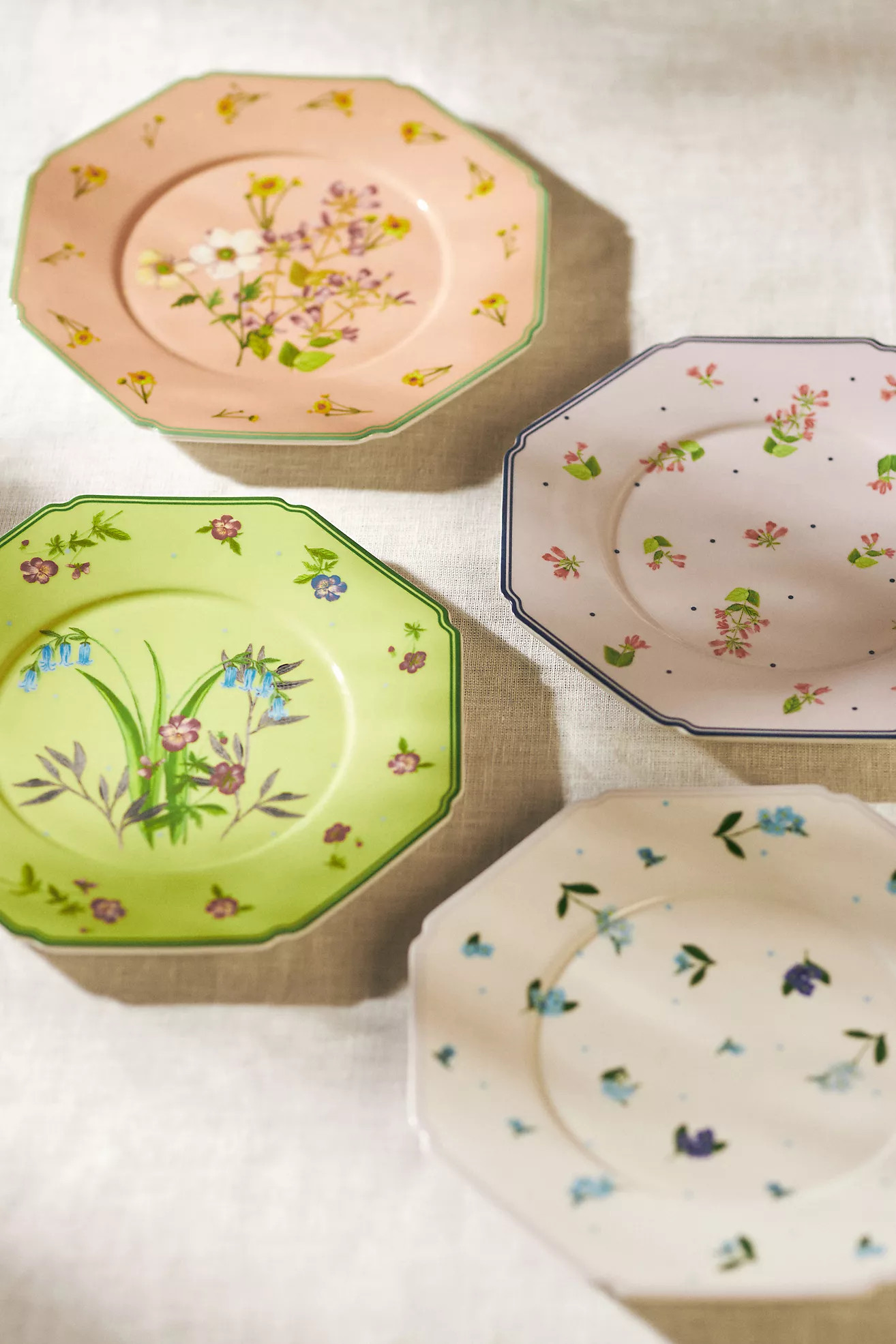 Pia Dessert Plates, Set of 4 | Anthropologie (US)