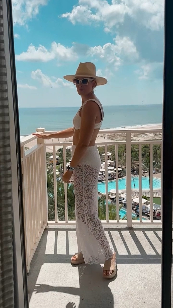 All white bikini beach outfit 

#LTKSwim #LTKTravel #LTKVideo