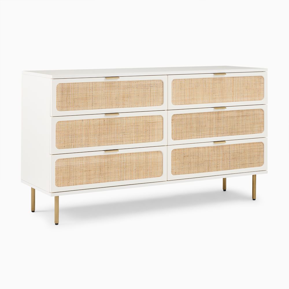 Ida Woven 6-Drawer Dresser (60&quot;) | West Elm (US)