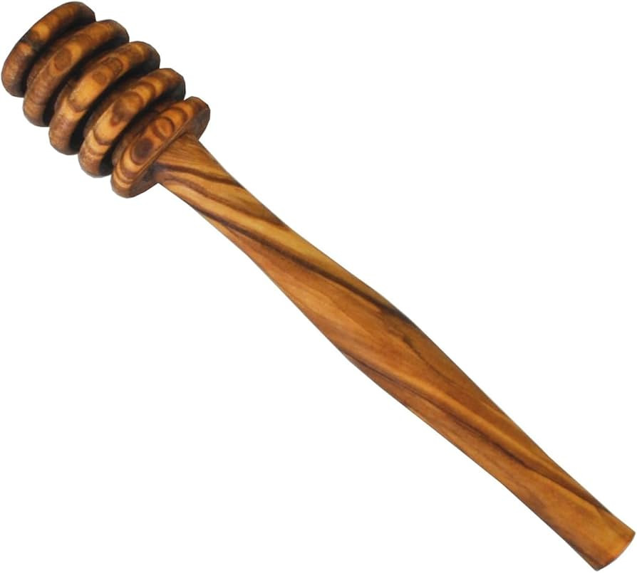 Naturally Med - Olive Wood Honey Dipper/Spoon/Server/Stick | Amazon (US)