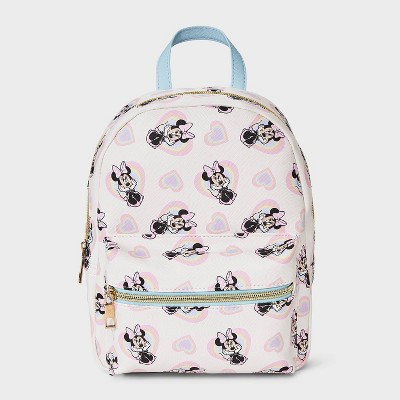 Toddler GIrls' Minnie Heart Backpack - White | Target