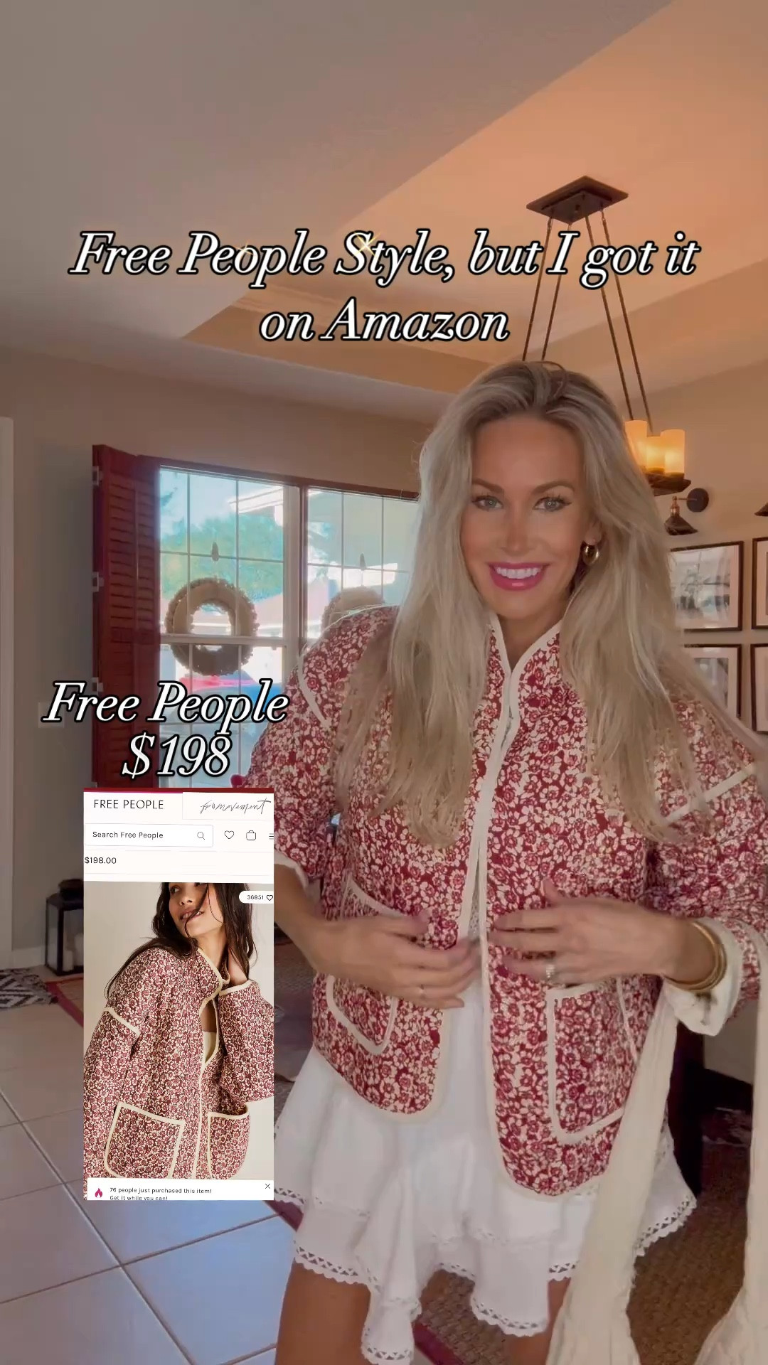 #freepeopledupe #floraljacket #knitvest #freepeoplestyle#LTKCyberWeek 

#LTKGiftGuide #LTKHoliday