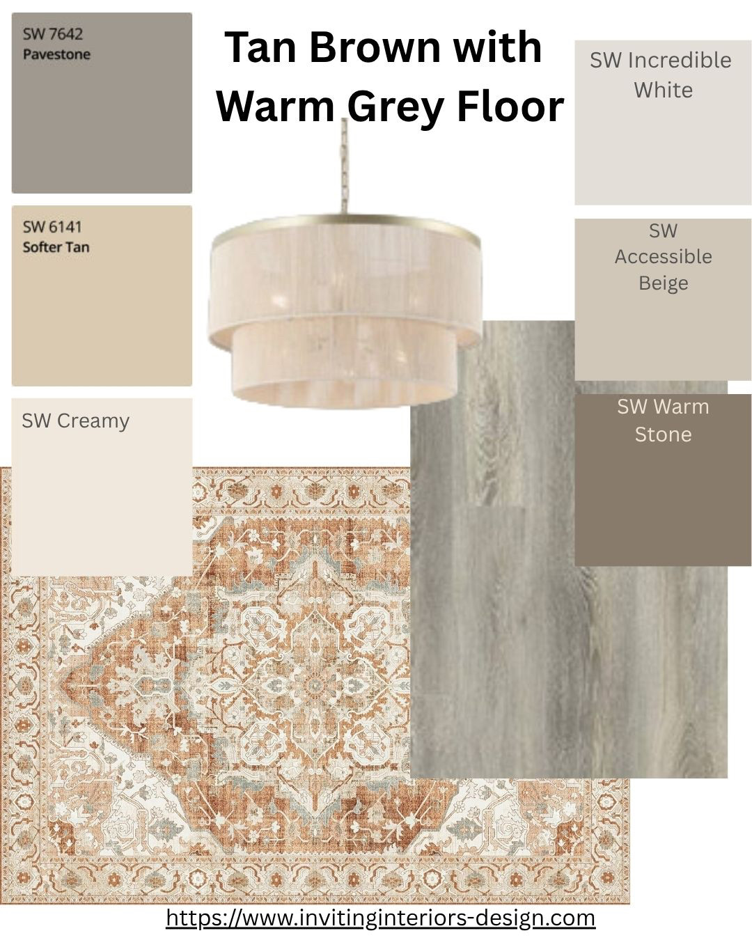 Yes you can have warm paint colours with grey floors!

#greyfloors #colourpalette #moodboard #rugs #arearugs #ceilinglight #neutrals #warmtones #tans #tan #designerinspo #wayfair #amazonhome #amazonmusthaves #amazonfinds #amazondeals #wayfairdeals #wayfairhome  

 #LTKhome #LTKstyletip #LTKfamily
