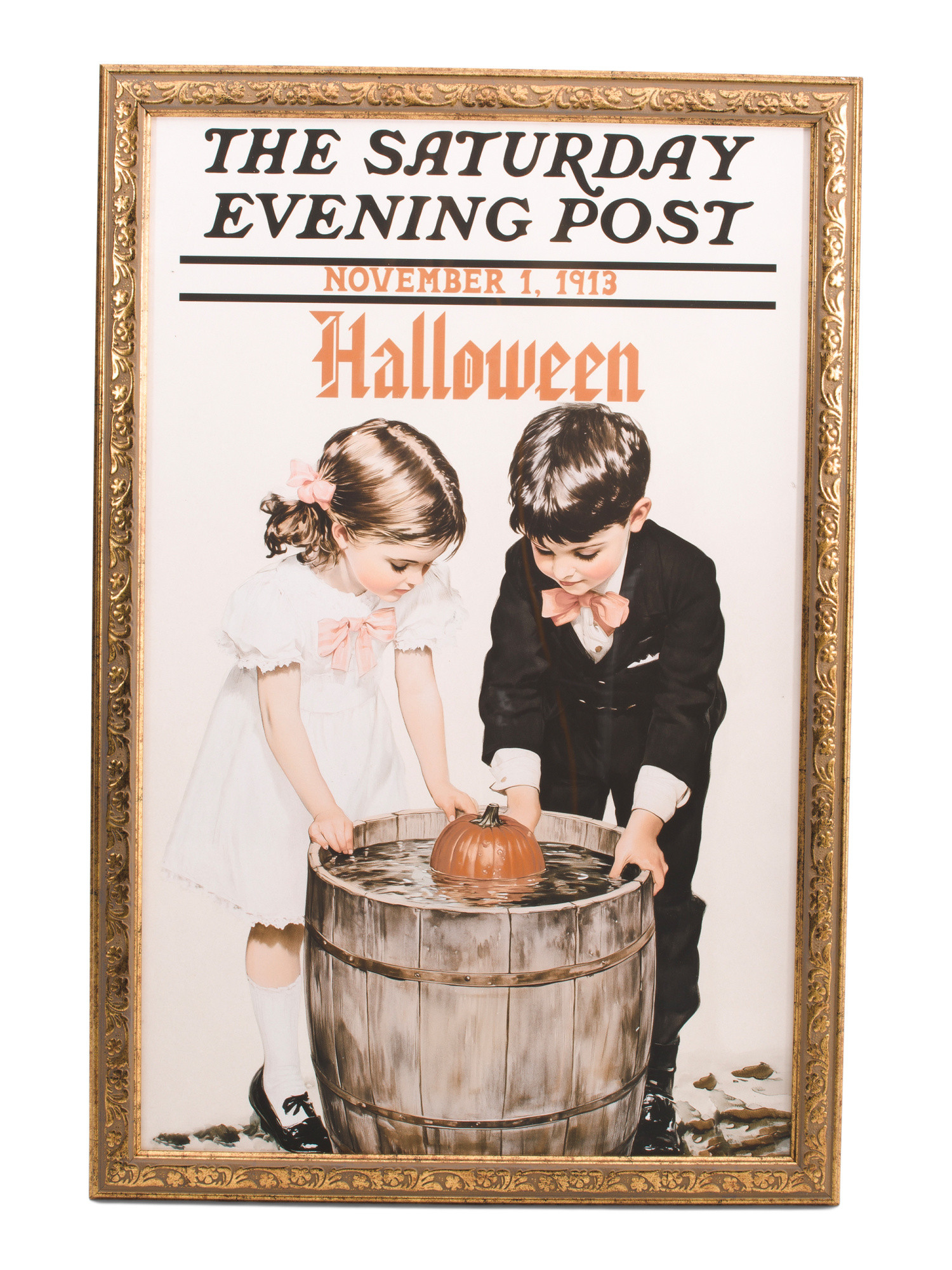 16x24 Bobbing For Apples Halloween Wall Art | Pillows & Decor | Marshalls | Marshalls