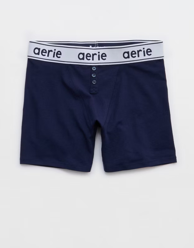 Superchill Cotton High Waisted Logo Boxer Underwear | American Eagle Outfitters (US & CA)