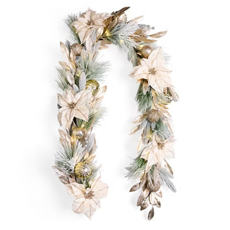 North Pole Trading Co. Neutral Christmas Indoor Garland, One Size, Yellow | JCPenney