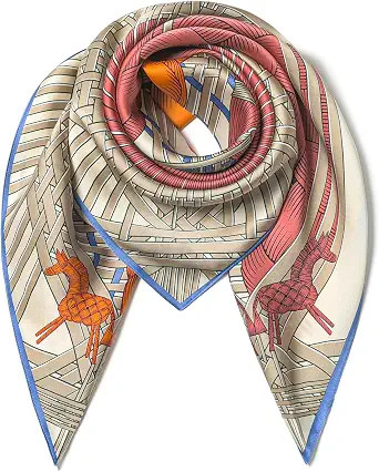 100% Pure Mulberry Silk Scarf 35" Large Square Lightweight Headscarf –Women’s Hair Wraps The ... | Amazon (US)