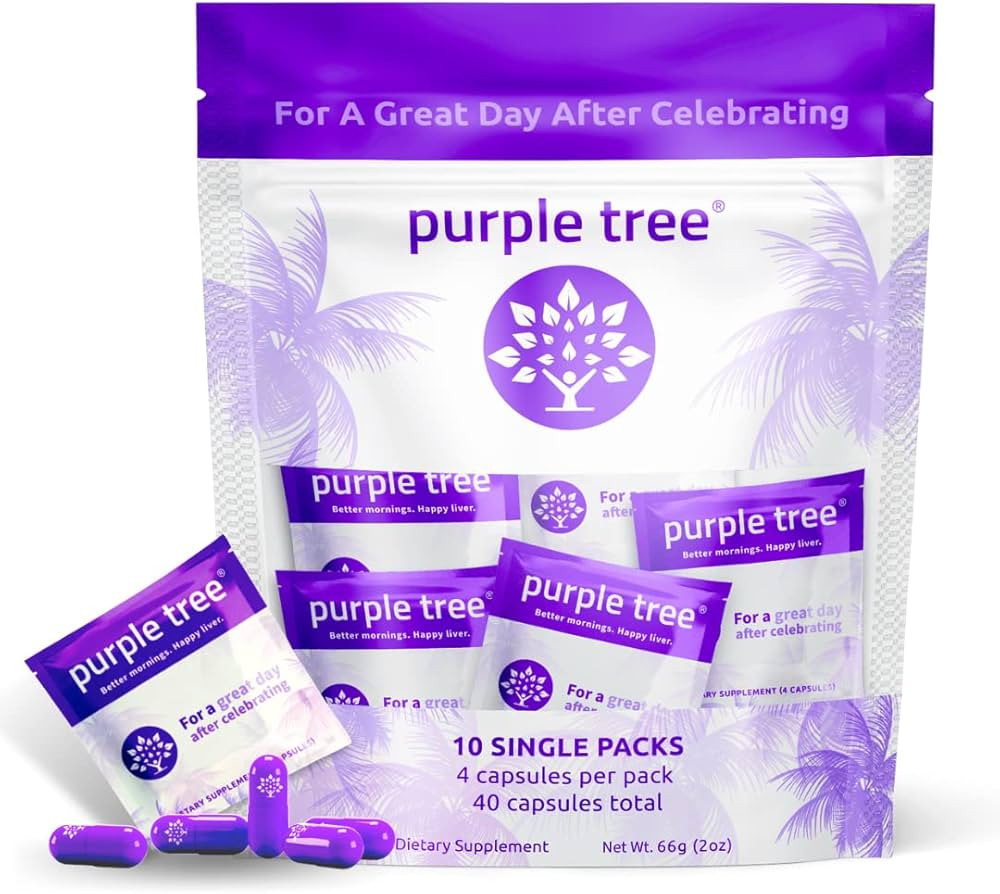purple tree Post-Celebration Wellness | Liver Support, Hydration & Replenisher | Dihydromyricetin... | Amazon (US)