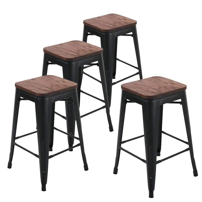 Bednarz 24 Bar Stool (Set of 4) | Wayfair North America
