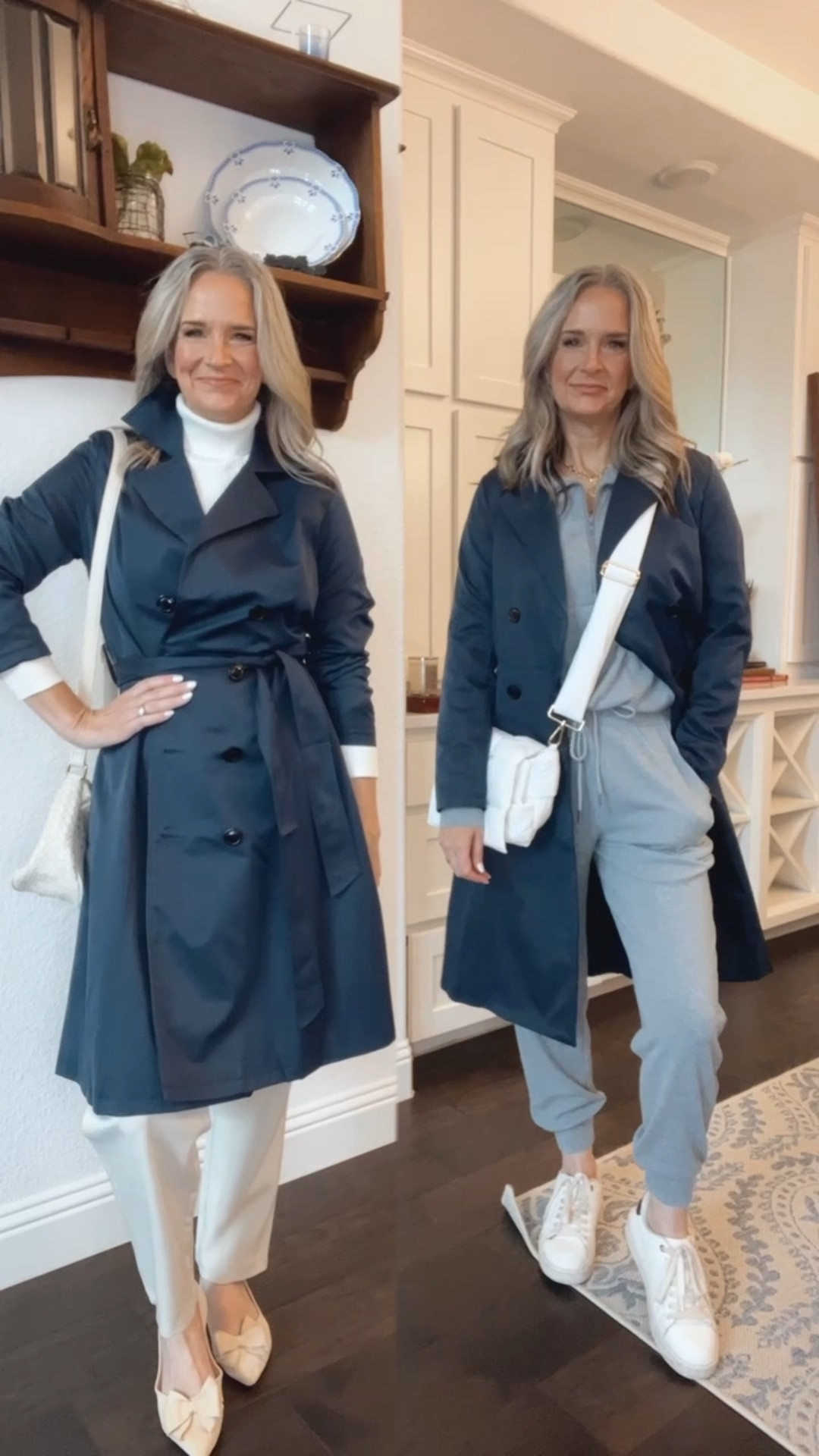 Closet staple -Trench Coat
A trench looks chic with a workout or a sweatsuit! Grab a classic black, navy or khaki one to wear with everything!
Wearing a Zeagoo trench in a small

#LTKover40 #LTKstyletip #LTKfindsunder50
