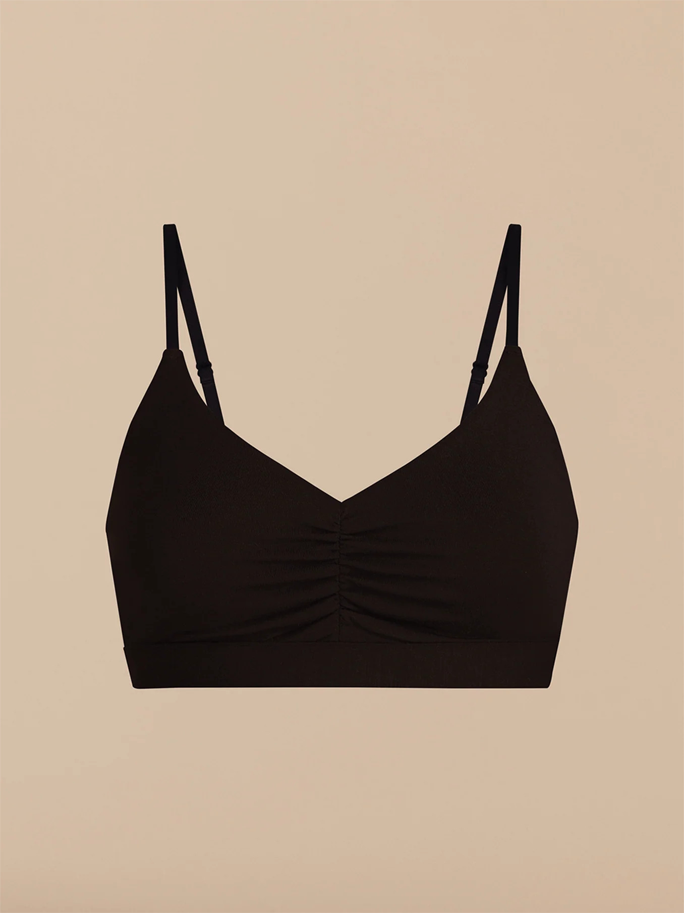 UltraModal™ FeelFree Ruched Bralette | Black | MeUndies