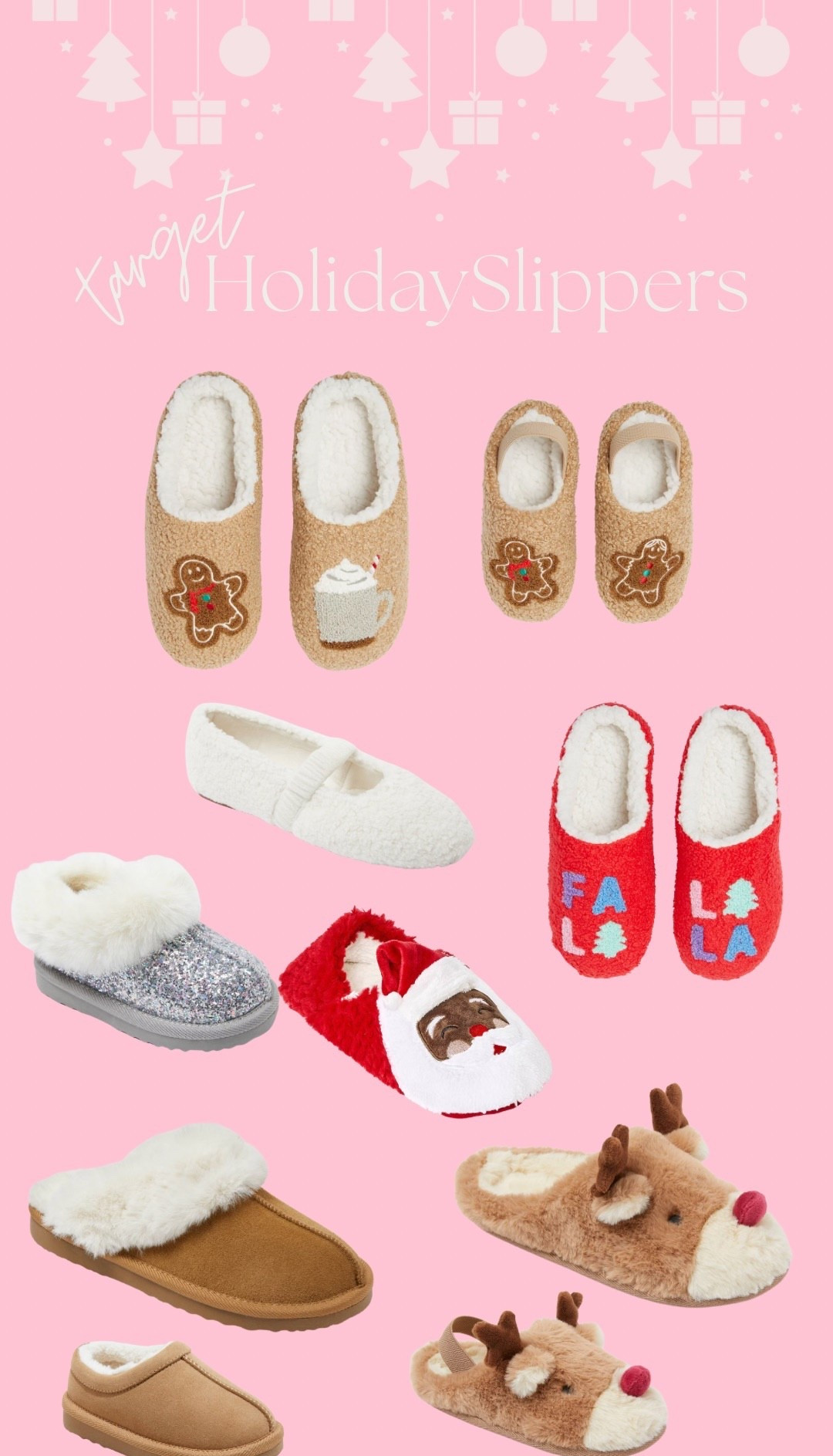 Christmas slippers, holiday slippers

#LTKFindsUnder50 #LTKGiftGuide #LTKFindsUnder100