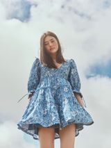 Julia Puff Sleeve Mini Dress | Eddy