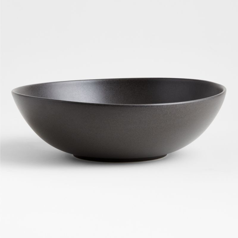 Craft Charcoal Grey Large Serving Bowl + Reviews | Crate & Barrel | Crate & Barrel