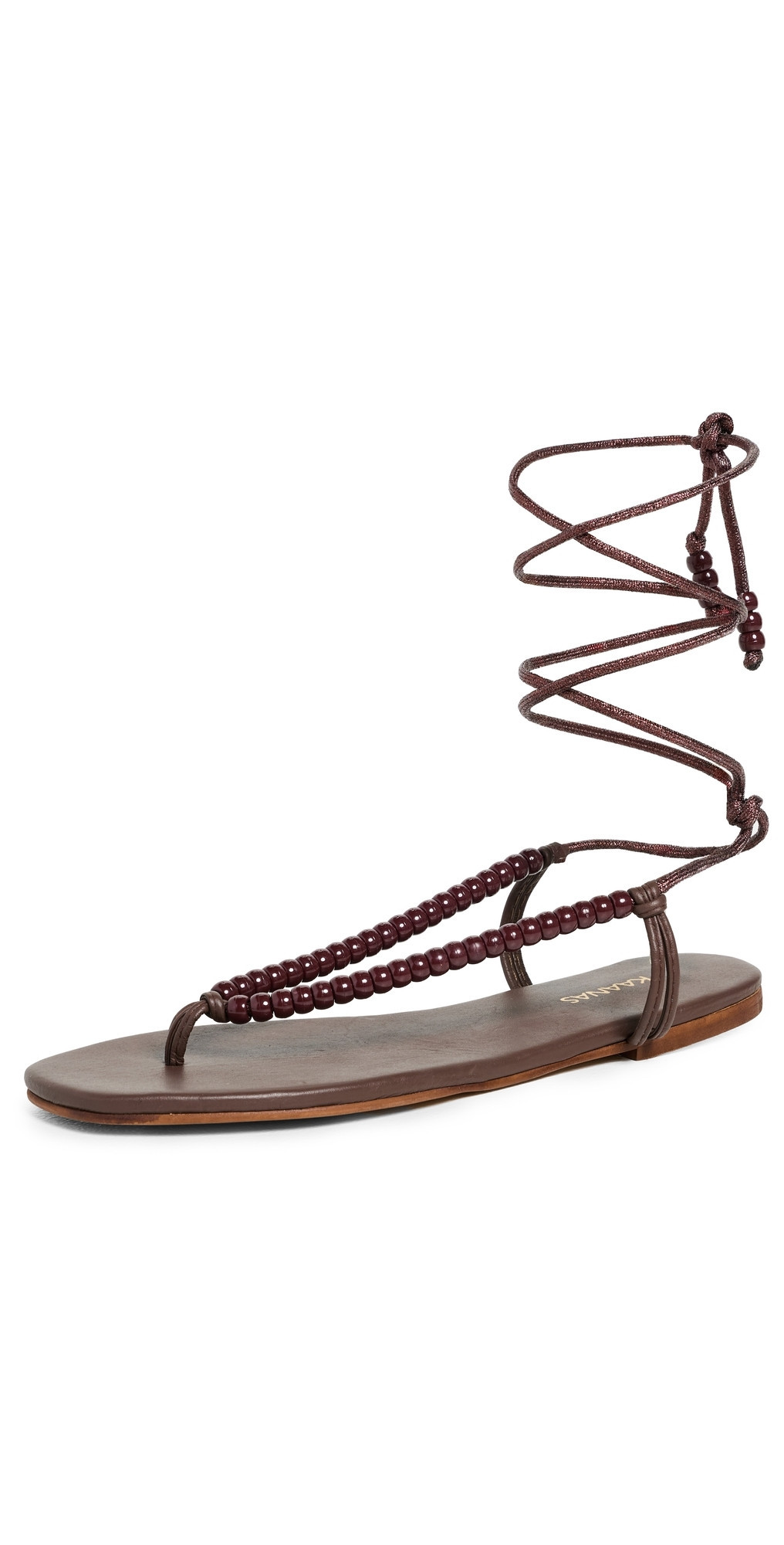 KAANAS Alessa Sandals Dark Cocoa 9 | Shopbop