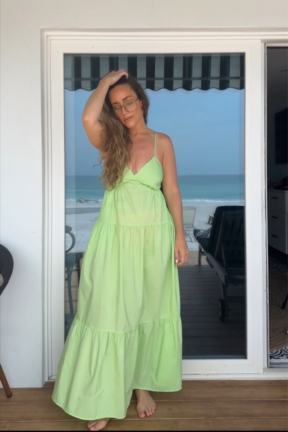 Size up in the dress to account for your chest 

#LTKmidsize