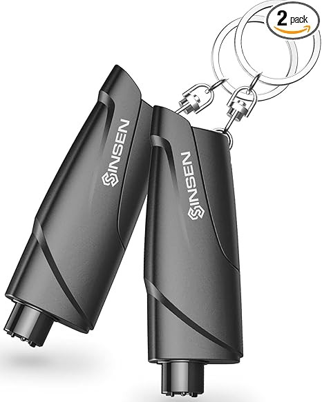 Window Breaker Seatbelt Cutter, Car Emergency Safety Keychain, Seat Belt Escape Tool and Glass Ha... | Amazon (US)