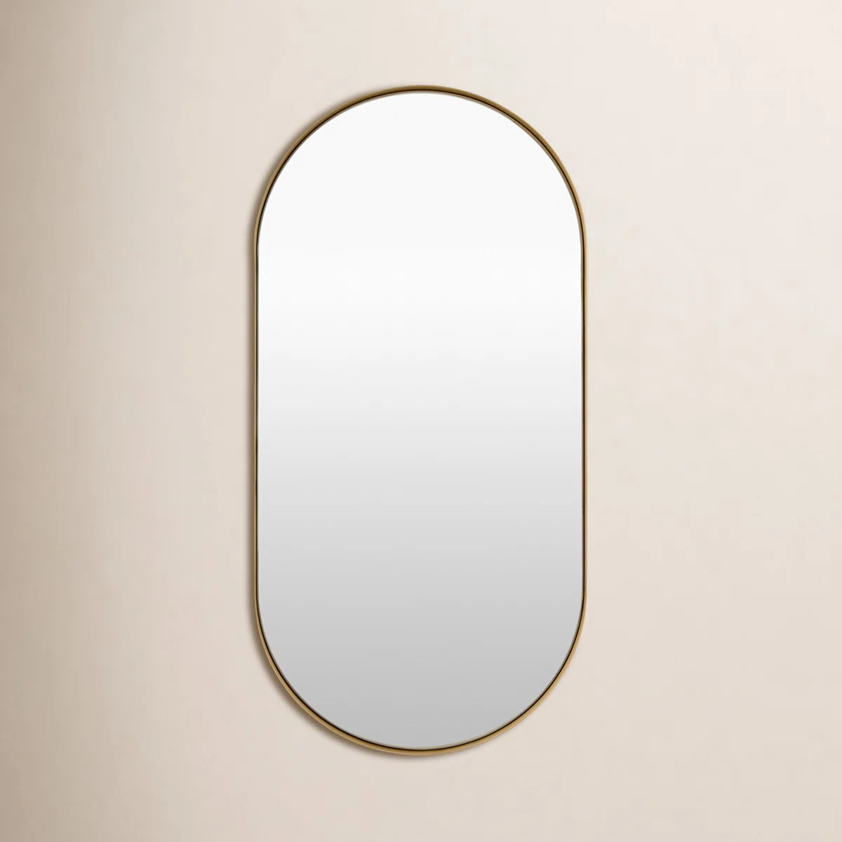Oval Iron Accent Mirror | Wayfair North America