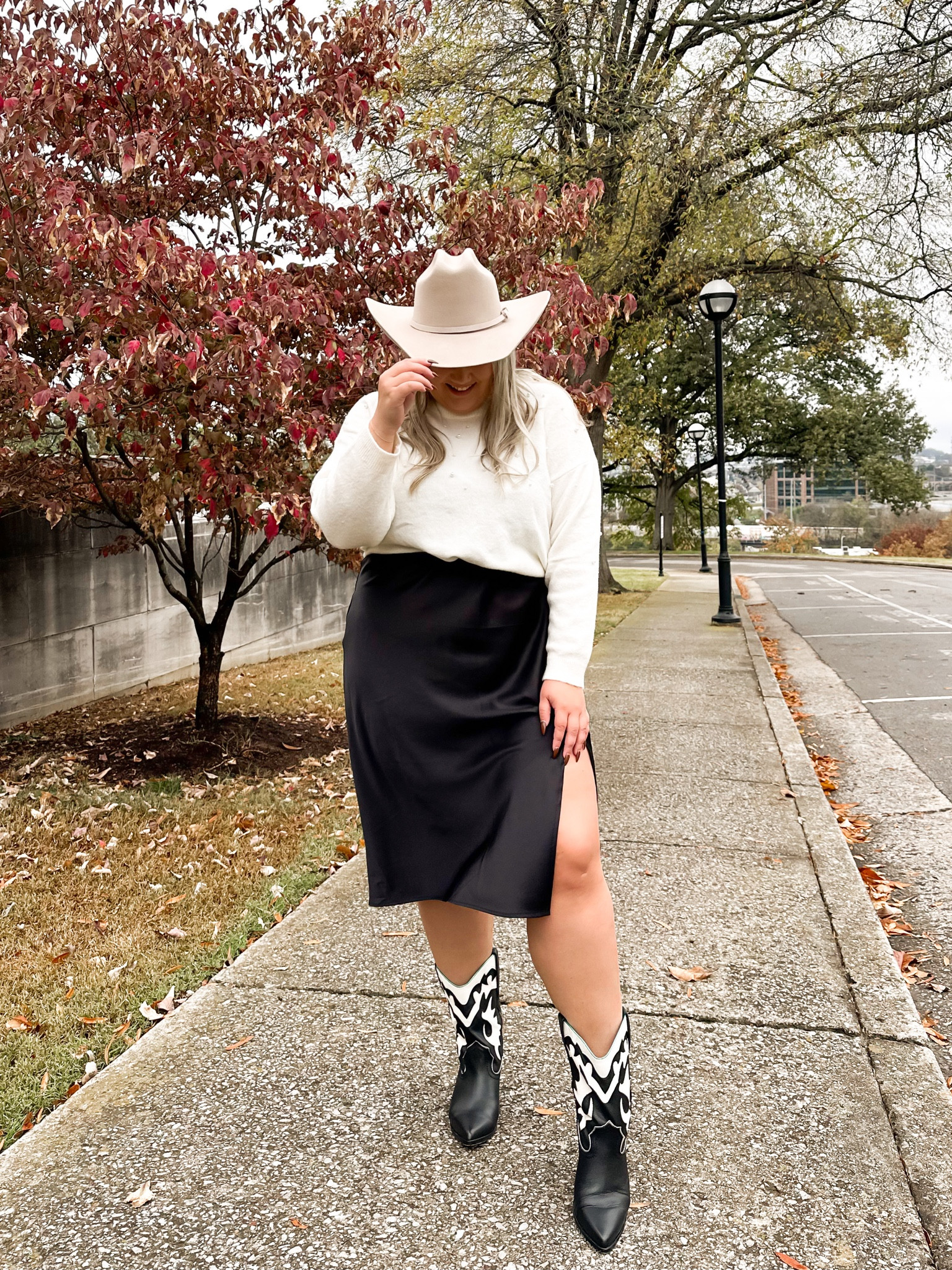 Holiday style inspo -  midi dress & sweater! Xxl in sweater and 2X in dress! 

#LTKHoliday #LTKunder100