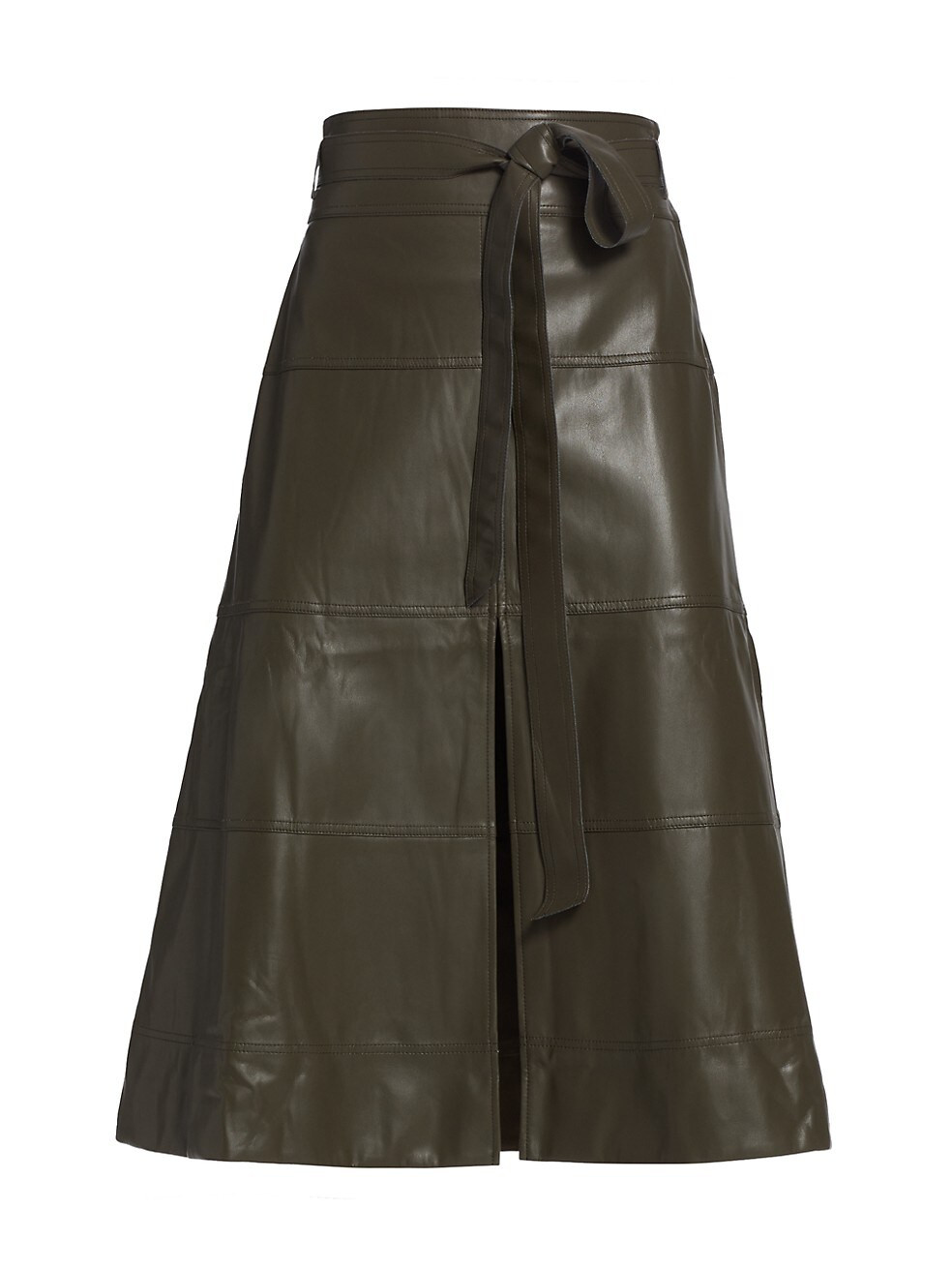 Hudson Faux Leather Midi-Skirt | Saks Fifth Avenue