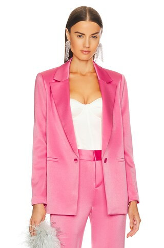 Denny Notch Collar Boyfriend Blazer
                    
                    Alice + Olivia
     ... | Revolve Clothing (Global)