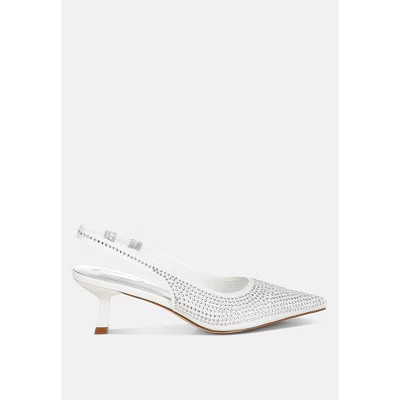 London Rag Womens Julep Rhinestone Slingback Sandals 9.5 | Target