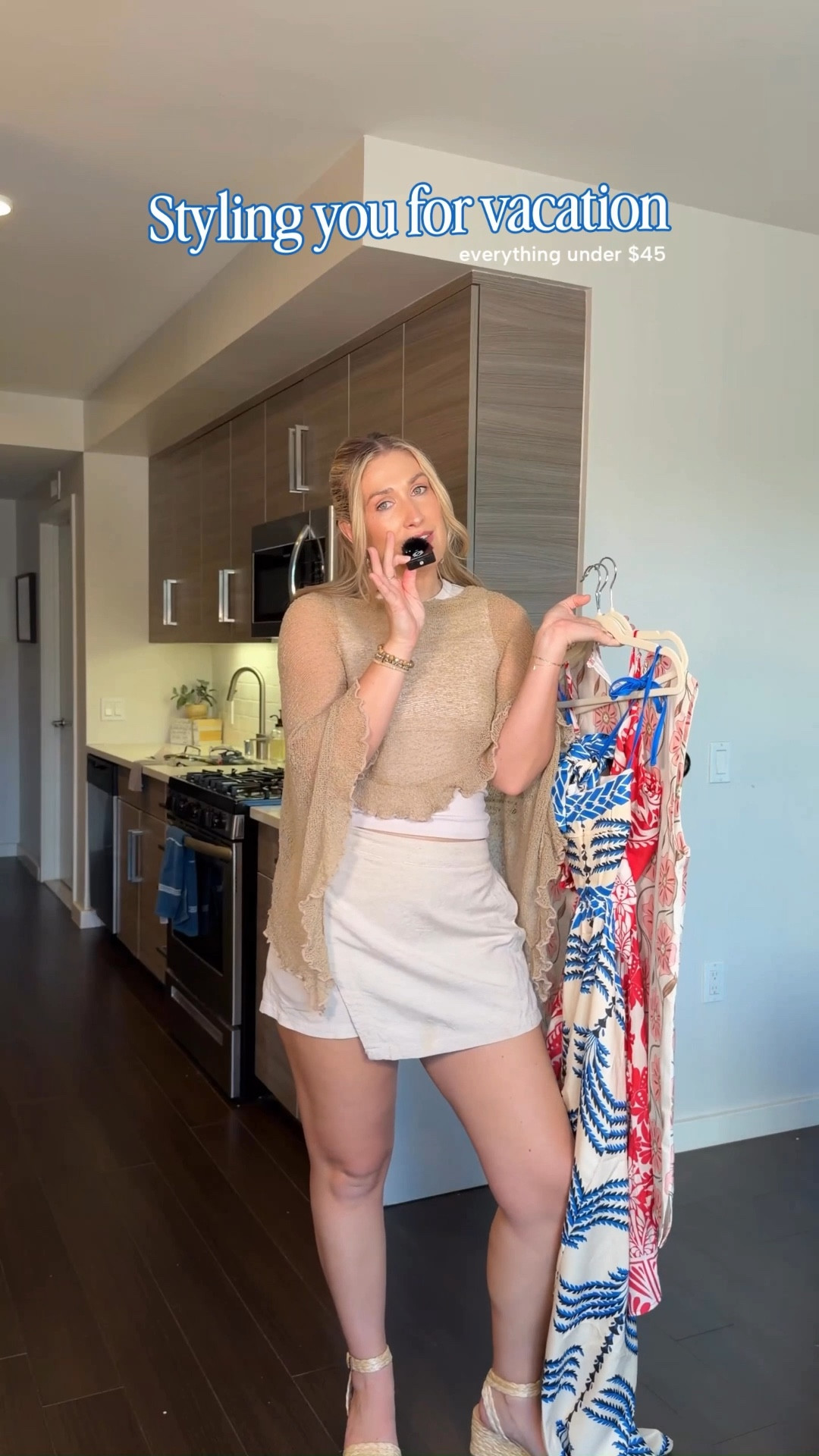 Vacation outfits under $45 🌴 I didn’t realize my mini mic died 💔

#LTKSeasonal #LTKTravel #LTKvlog