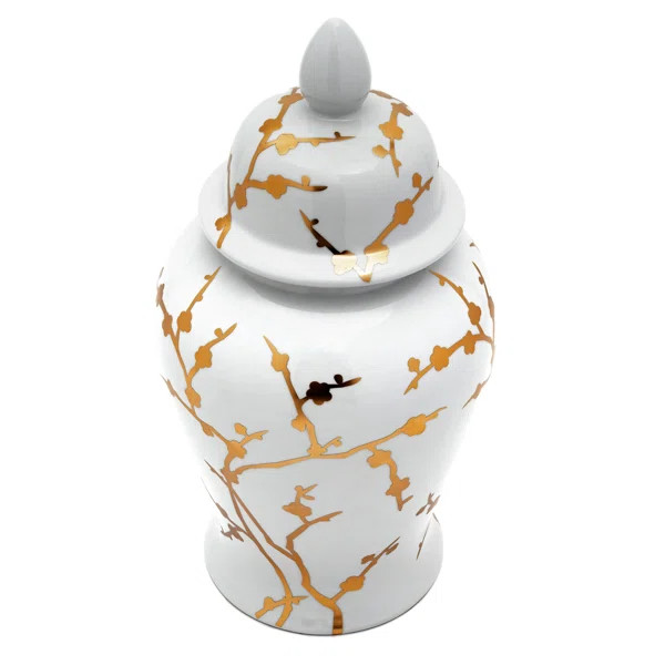Herzlinde Handmade Porcelain Ginger Jar | Wayfair North America