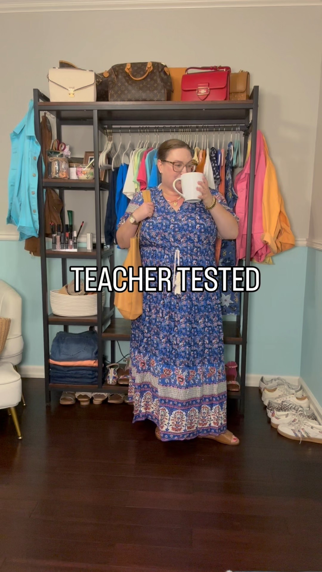 I’m wearing a 2x which is my true size & there’s a bit of room in the top, but it definitely isn’t too large or oversized. 

I’m 5’1” and wearing flat sandals  

#LTKPlusSize #LTKMidsize #LTKFindsUnder50