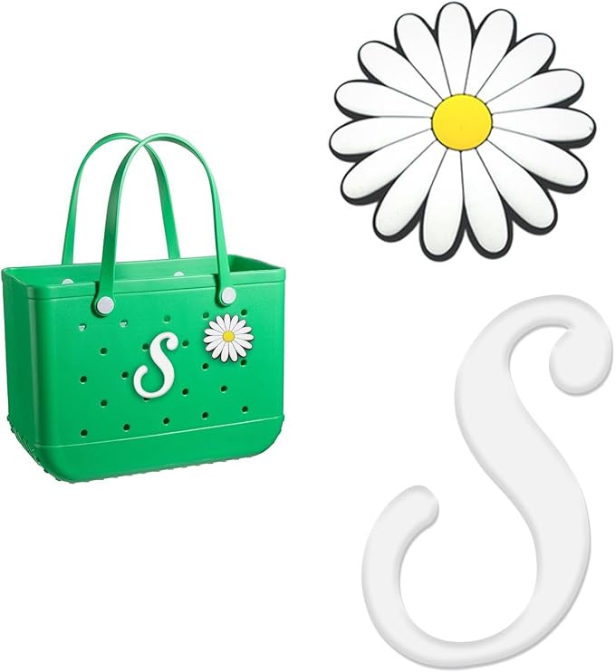 Letter Charms for Bogg Bag, Cute Decorative Charm Compatible with Bogg Bag Original All Models, C... | Amazon (US)