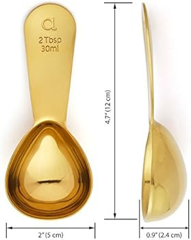 Apace Living Coffee Scoop (Set of 2) - 2 Tablespoon (Tbsp) - The Best Stainless Steel Measuring S... | Amazon (US)