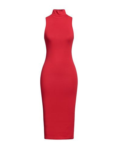 Mangano Woman Midi dress Red Size 4 Cotton | YOOX (US)