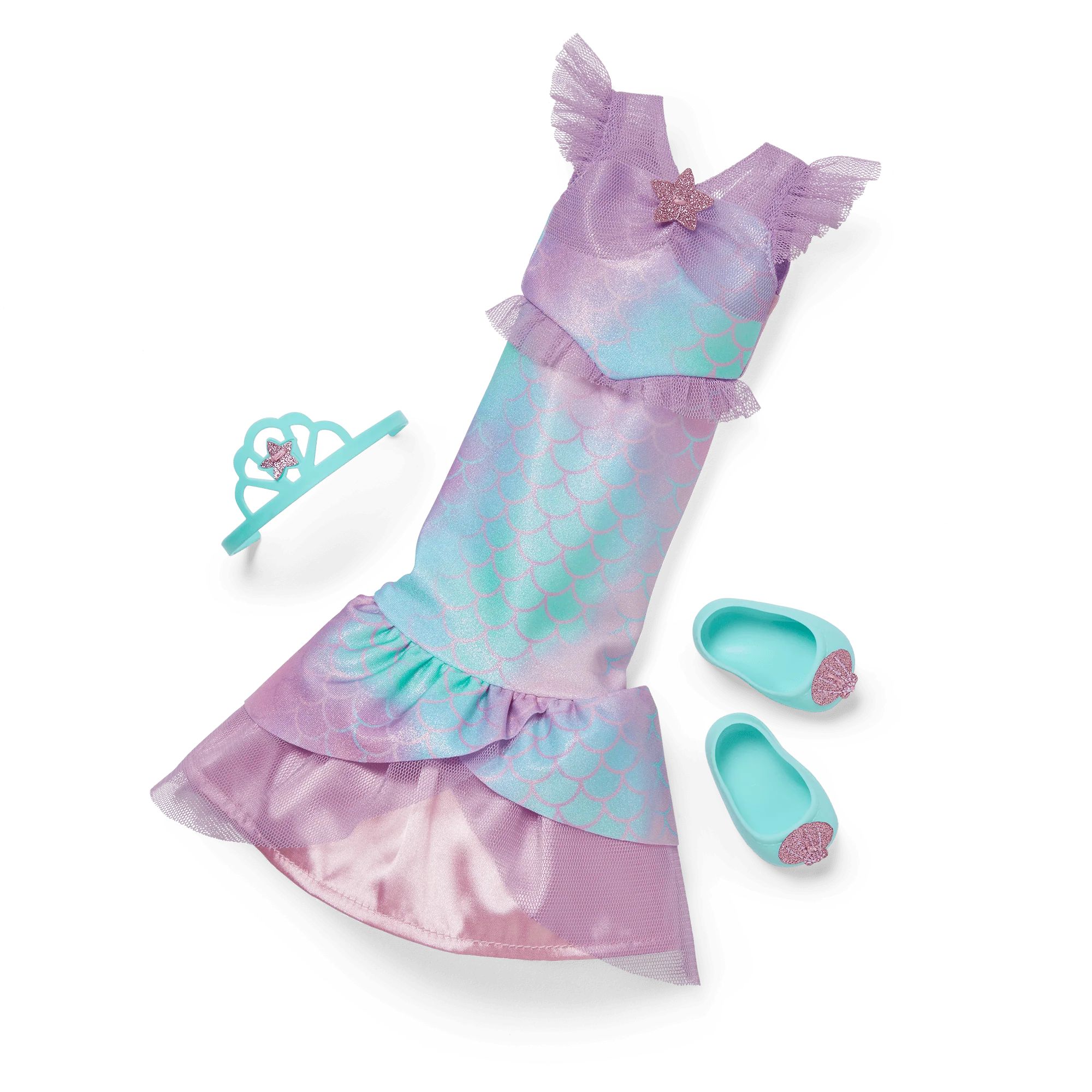 2-in-1 Sparkly Mermaid Outfit for WellieWishers™ Dolls | American Girl