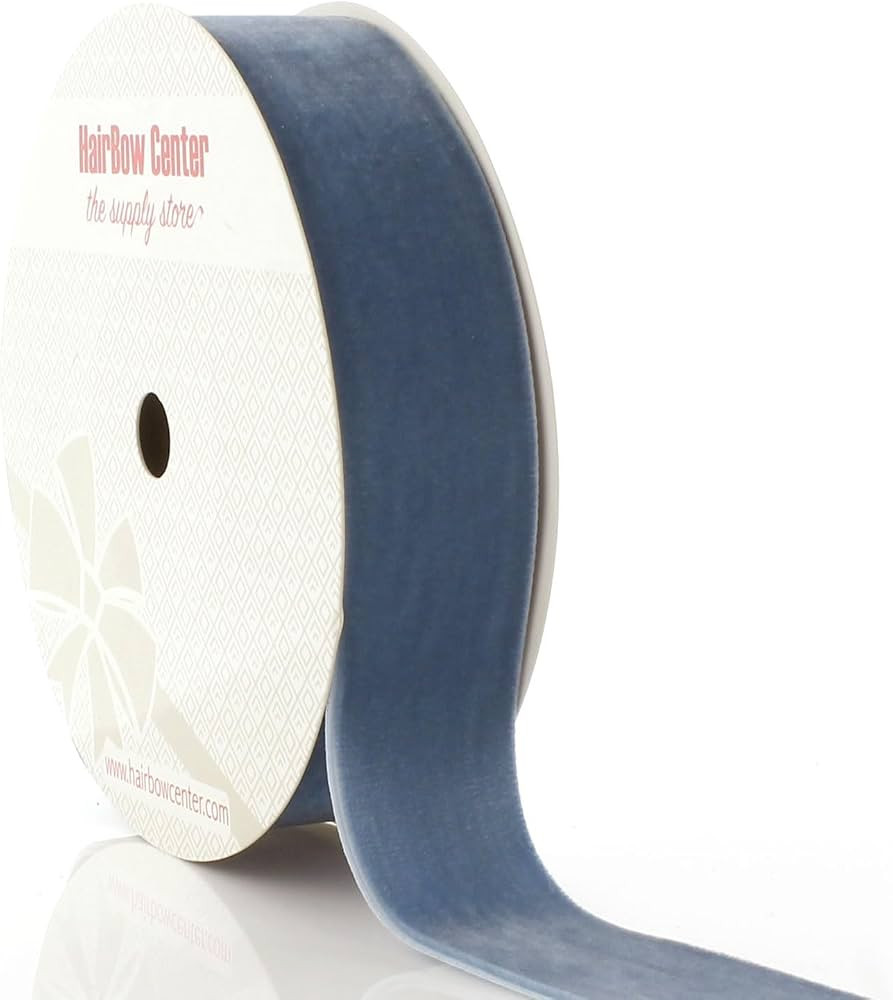 1" Velvet Ribbon Single Sided Craft Trim for Hair Bows Sewing Gift Wrapping and DIY Projects Soft... | Amazon (US)