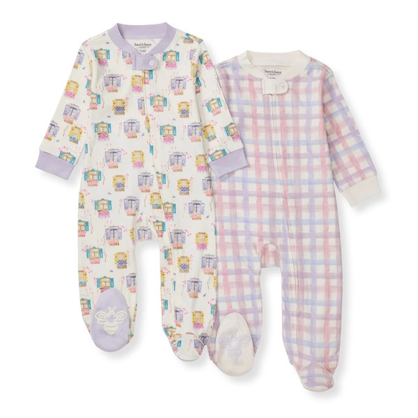 Swiss Chalet Organic Cotton Pajamas - Newborn | Burts Bees Baby