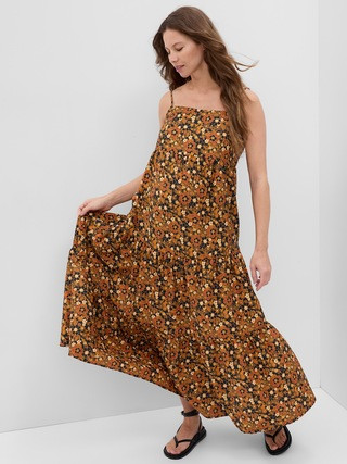 Maternity Tiered Maxi Dress | Gap (US)