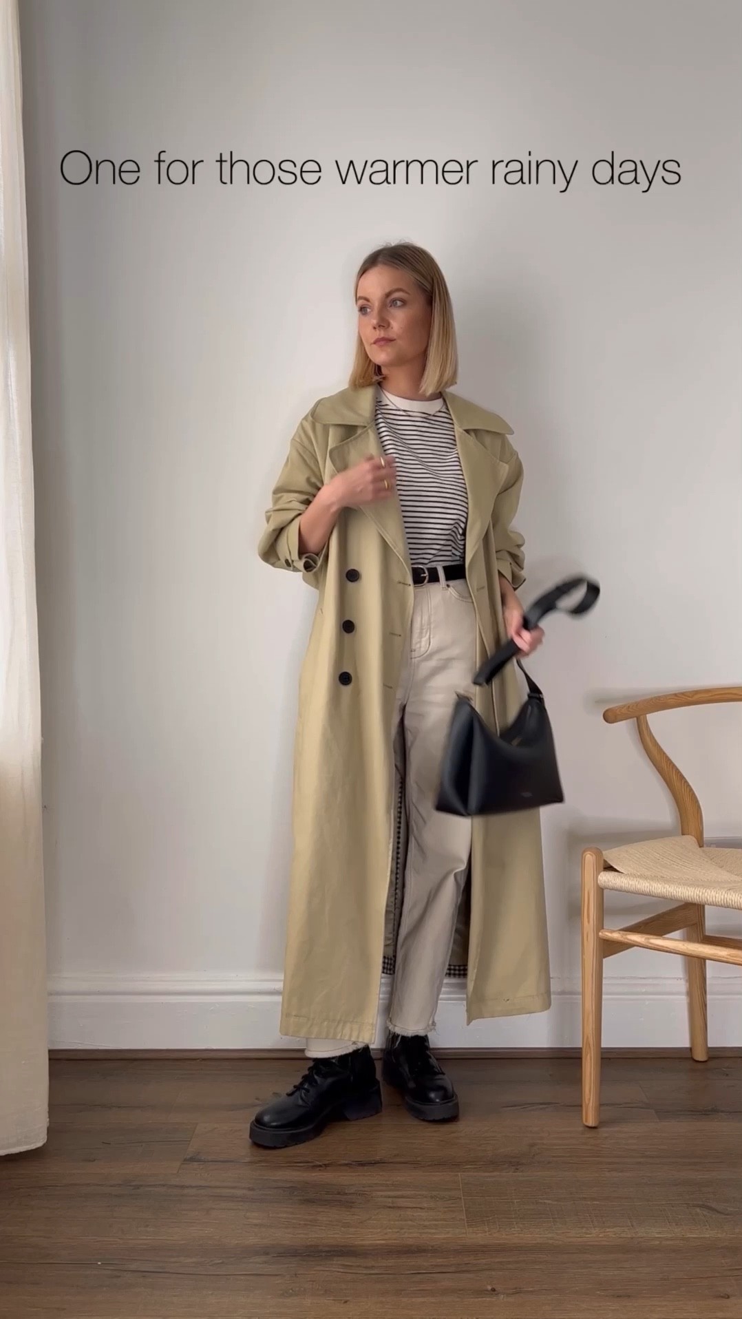 New in season, autumn, rainy day outfit inspo, outfit inspiration, staple style, Arket, COS, trench coat, striped t-shirt,  grey jumper, oversized shirt, ecru jeans, black knitted top, tailored trousers  

#LTKSeasonal #LTKeurope #LTKstyletip