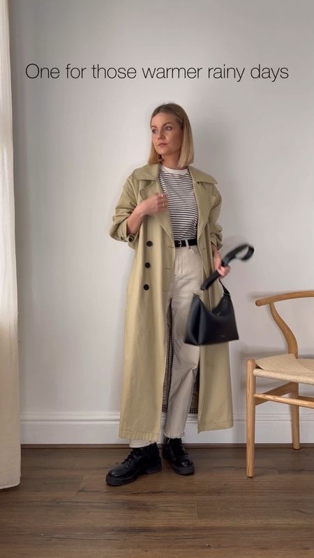 New in season, autumn, rainy day outfit inspo, outfit inspiration, staple style, Arket, COS, trench coat, striped t-shirt,  grey jumper, oversized shirt, ecru jeans, black knitted top, tailored trousers  

#LTKSeasonal #LTKeurope #LTKstyletip