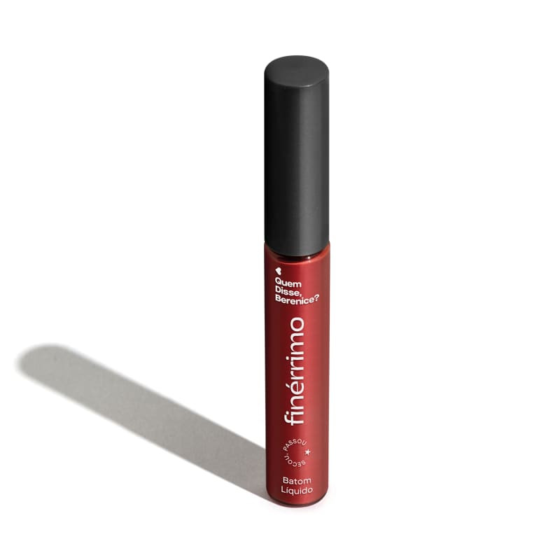 Batom Líquido Vermelho Tô com Tudo Finérrimo 5ml | QuemDisseBerenice (BR)